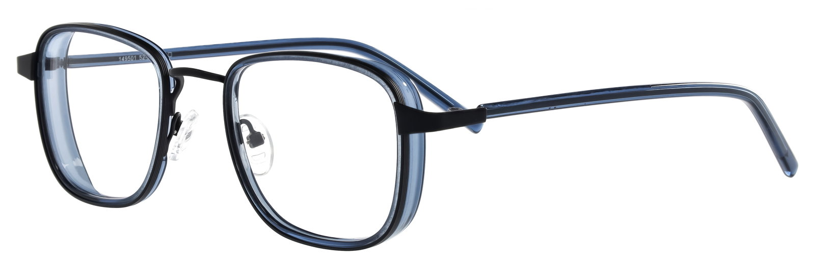 Eyebar Brille Neapel für Herren in Mattschwarz 149501